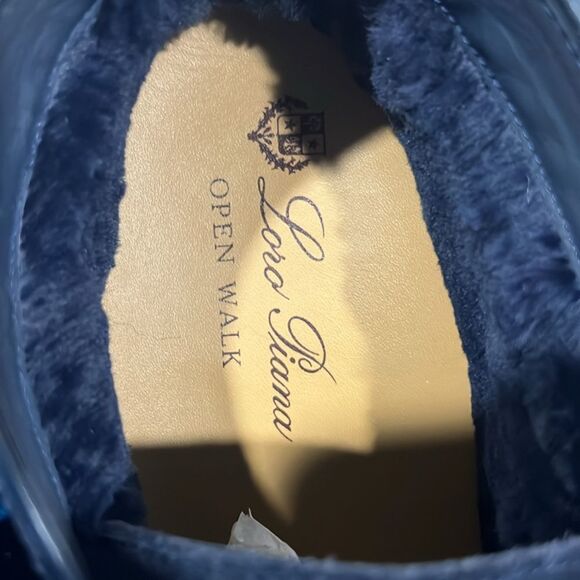 🔥 LORO PIANA Open Walk Ankle Chukka Boot Navy Suede Leather Sz 10 (EU 43) - EUC - Picture 7 of 13